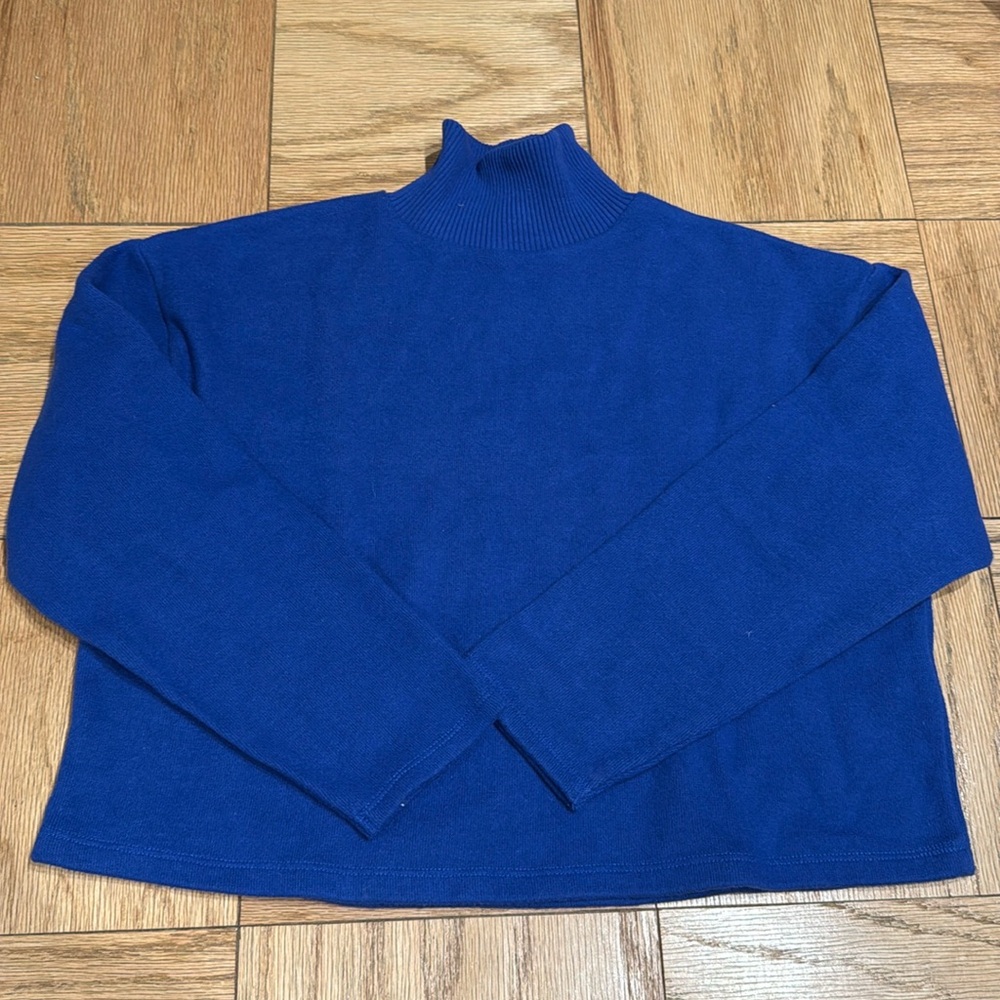 Zara turtle neck blue sweater